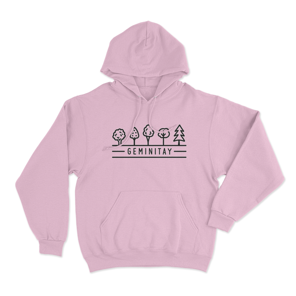 GeminiTay Forest Lineup Unisex Hoodie Pink GeminiTay Forest Lineup Unisex Hoodie Pink