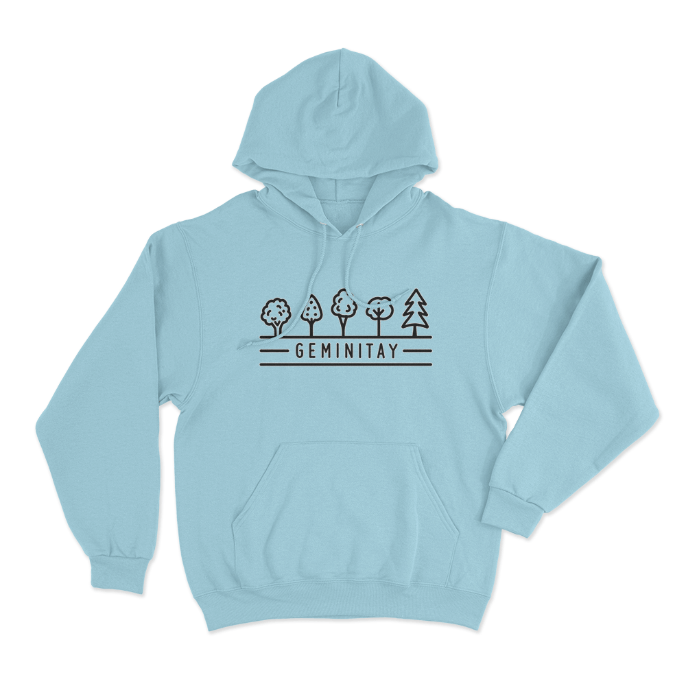 GeminiTay Forest Lineup Unisex Hoodie Sky Blue GeminiTay Forest Lineup Unisex Hoodie Sky Blue
