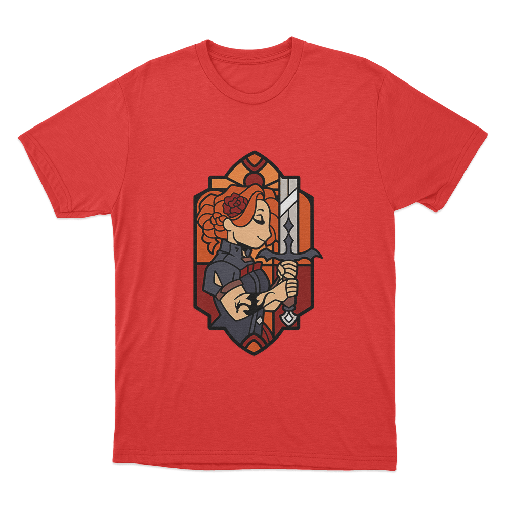 Knight Unisex T Shirt Red Knight Unisex T Shirt Red
