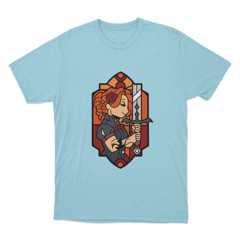 Knight Unisex T Shirt Sky Blue Knight Unisex T Shirt Sky Blue
