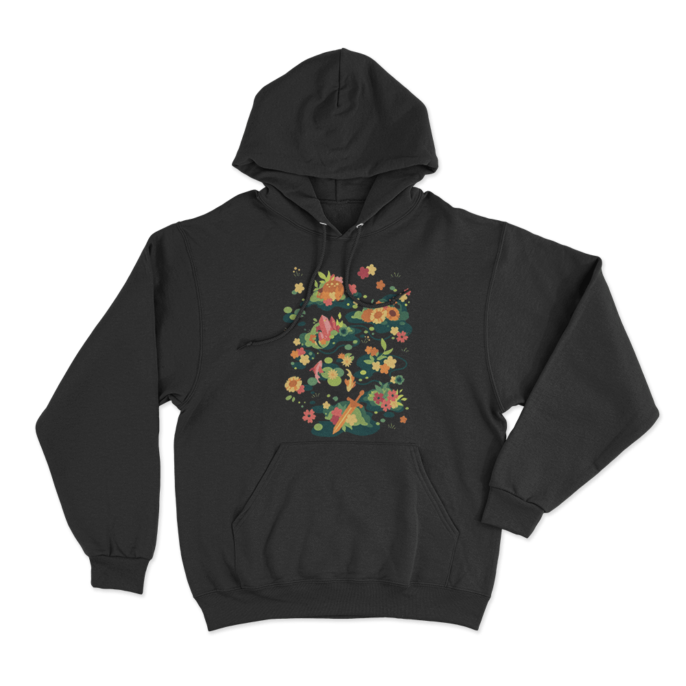 Meadow Unisex Hoodie Black Meadow Unisex Hoodie Black