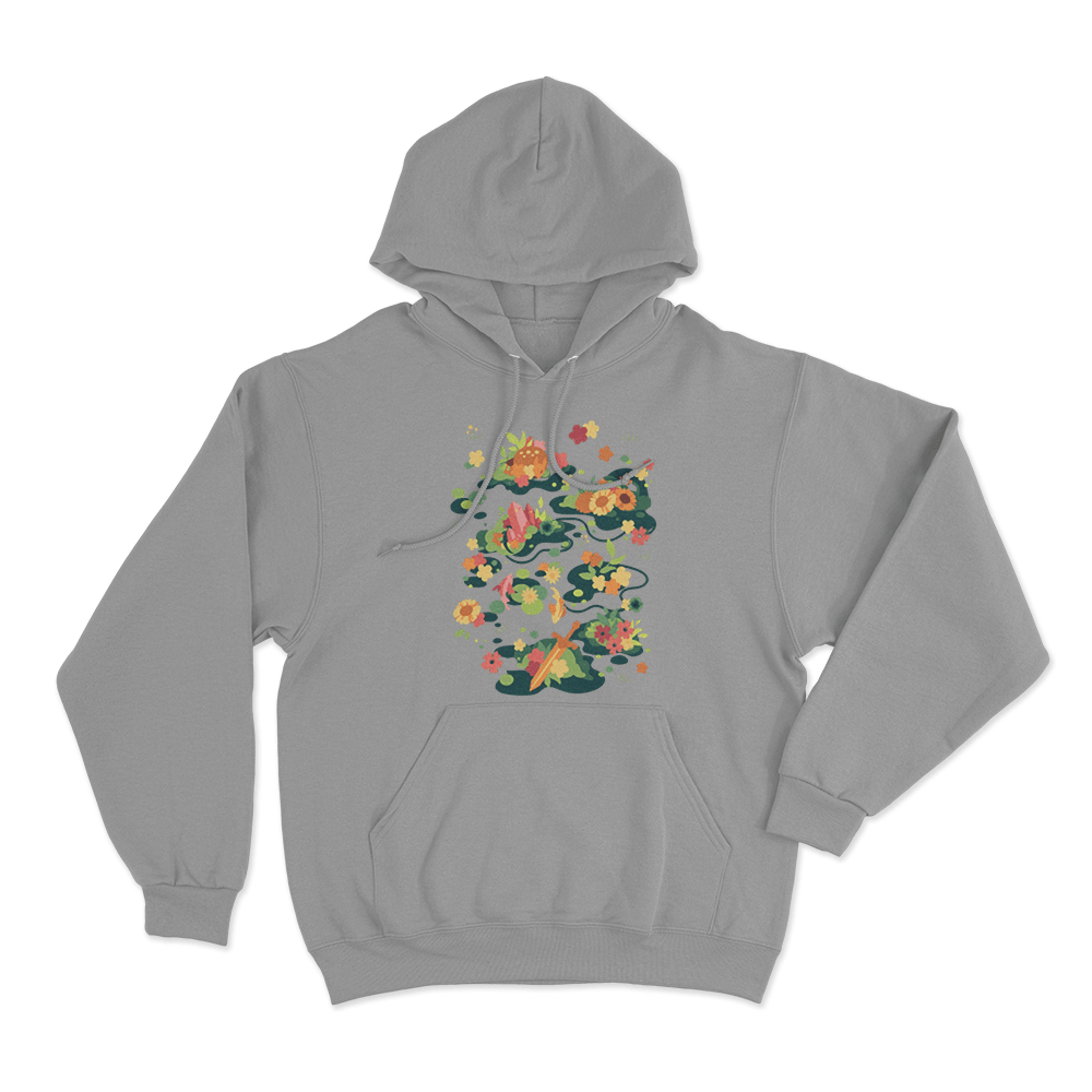 Meadow Unisex Hoodie Grey Meadow Unisex Hoodie Grey