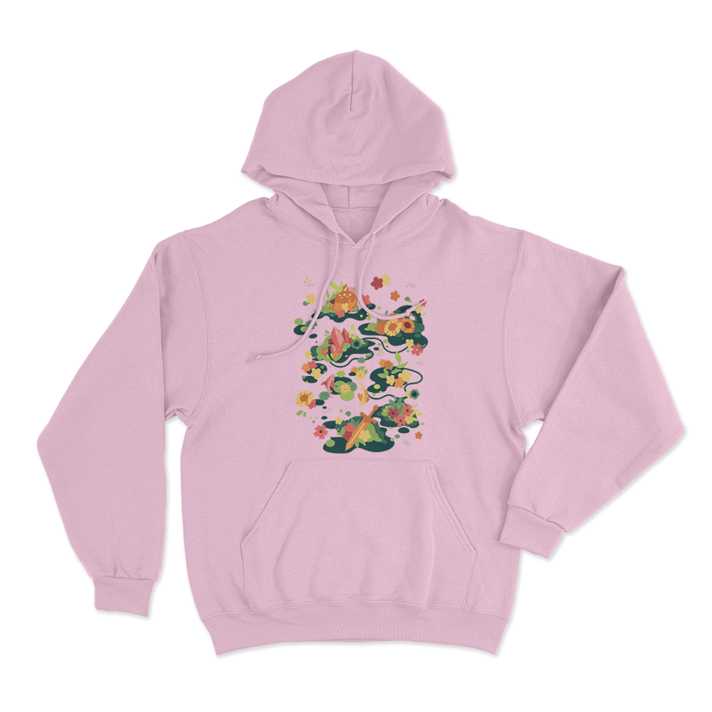 Meadow Unisex Hoodie Pink Meadow Unisex Hoodie Pink