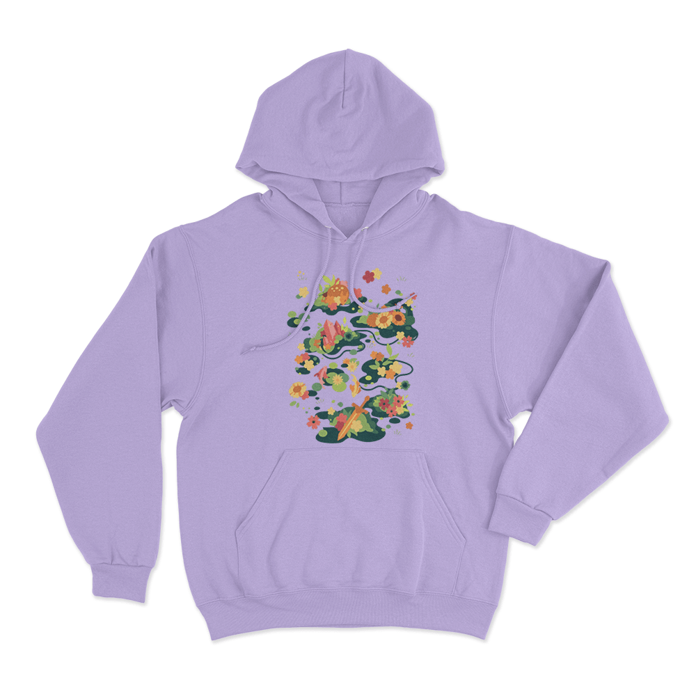 Meadow Unisex Hoodie Purple Meadow Unisex Hoodie Purple