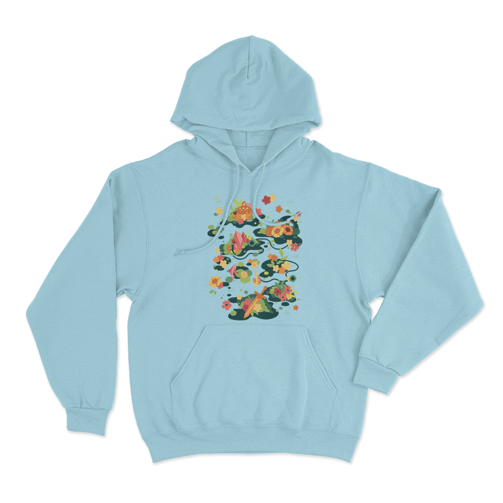 Meadow Unisex Hoodie Sky Blue Meadow Unisex Hoodie Sky Blue