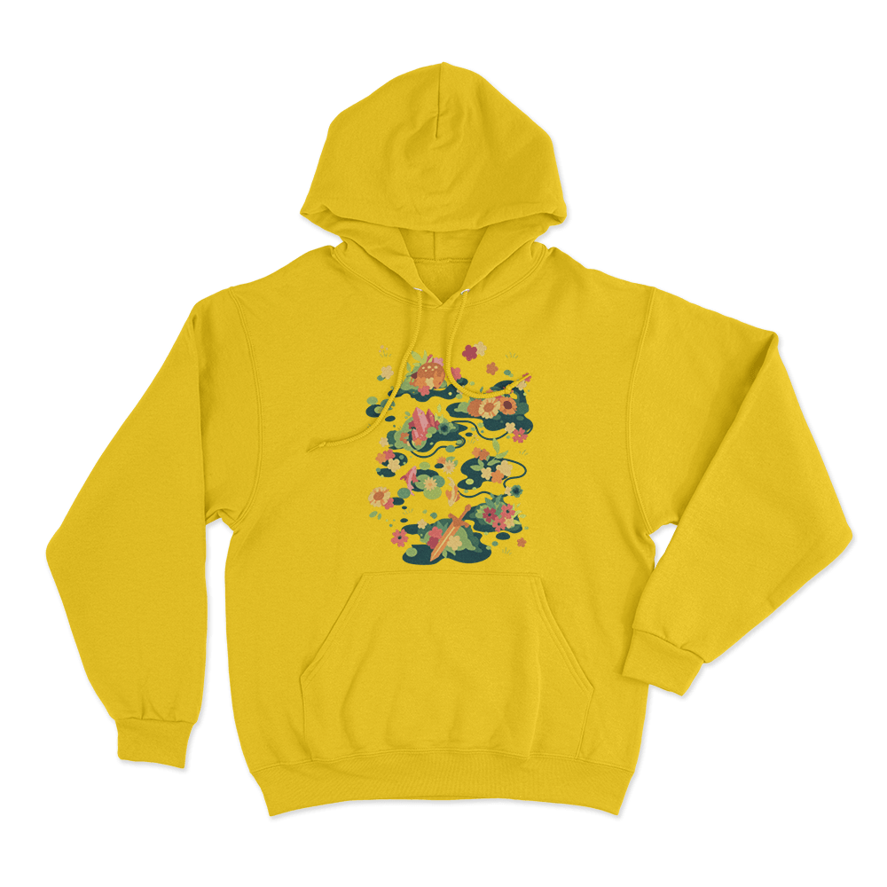 Meadow Unisex Hoodie Yellow Meadow Unisex Hoodie Yellow