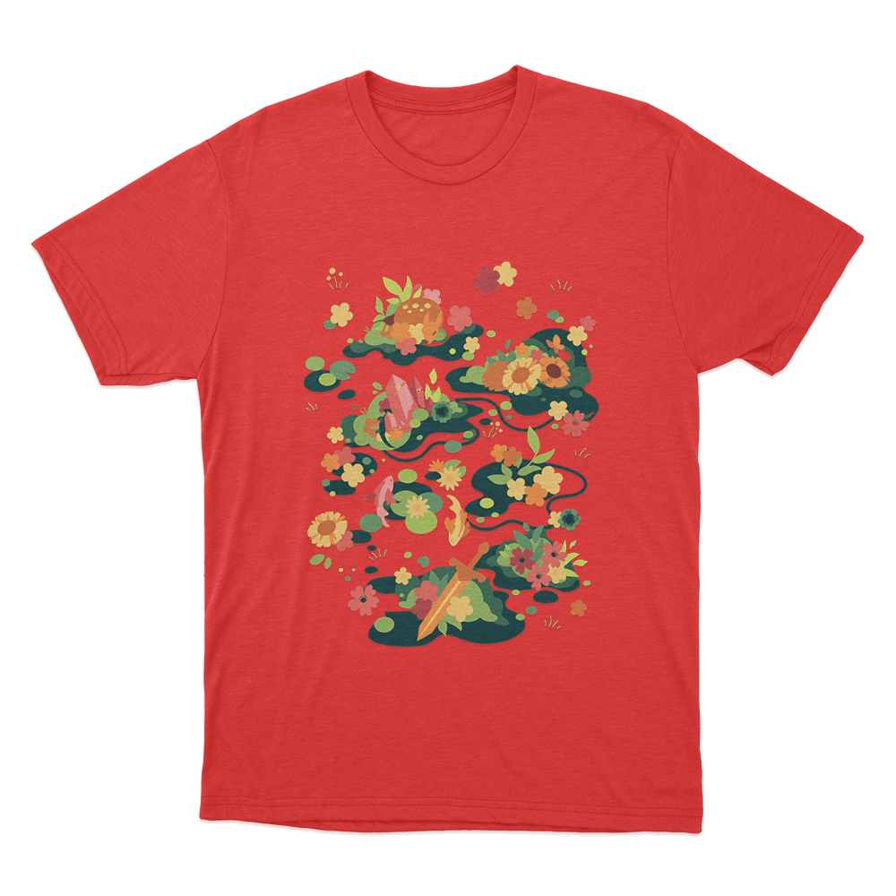 Meadow Unisex T Shirt Red Meadow Unisex T Shirt Red