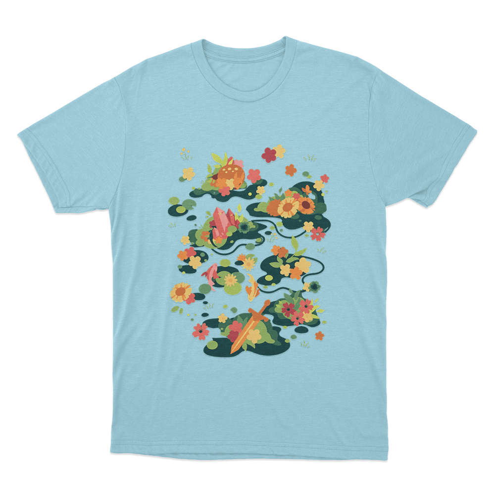 Meadow Unisex T Shirt Sky Blue Meadow Unisex T Shirt Sky Blue