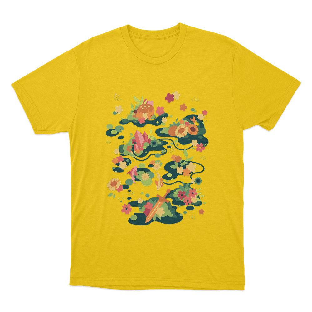 Meadow Unisex T Shirt Yellow Meadow Unisex T Shirt Yellow