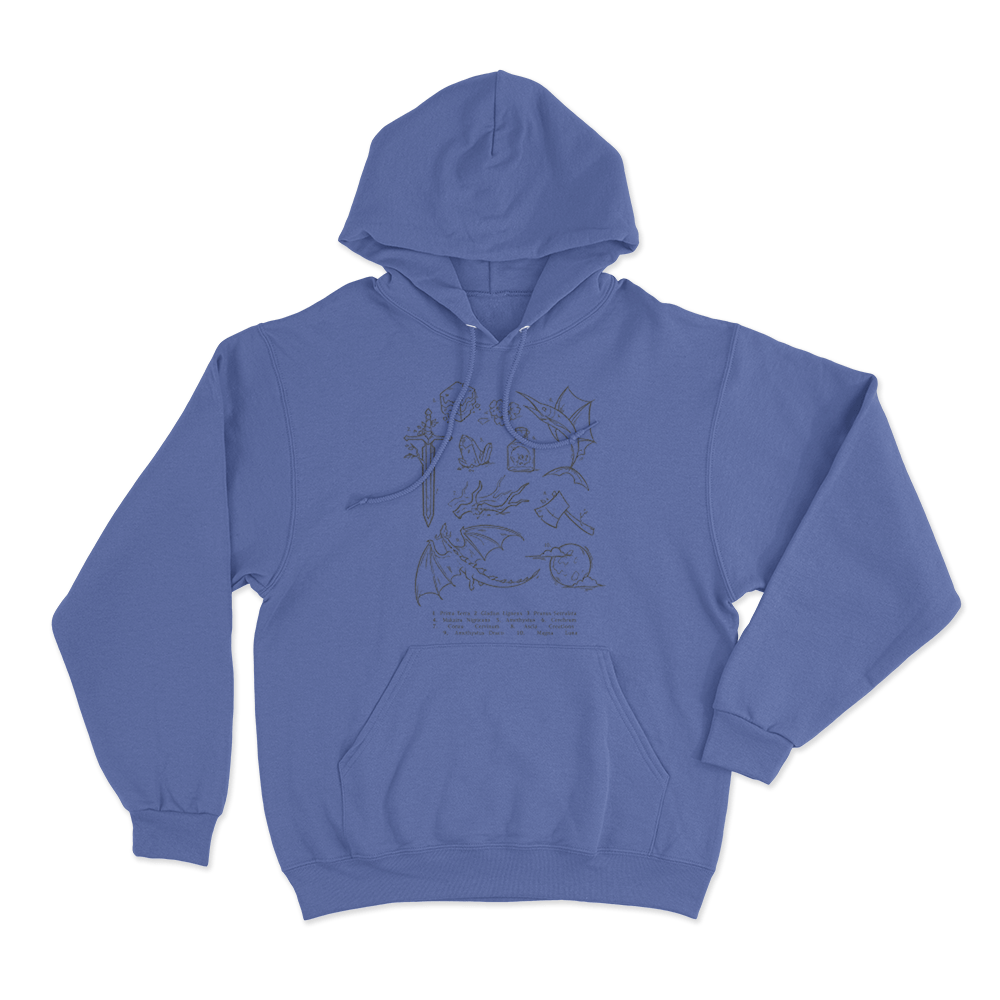 Research Unisex Hoodie Blue Research Unisex Hoodie Blue
