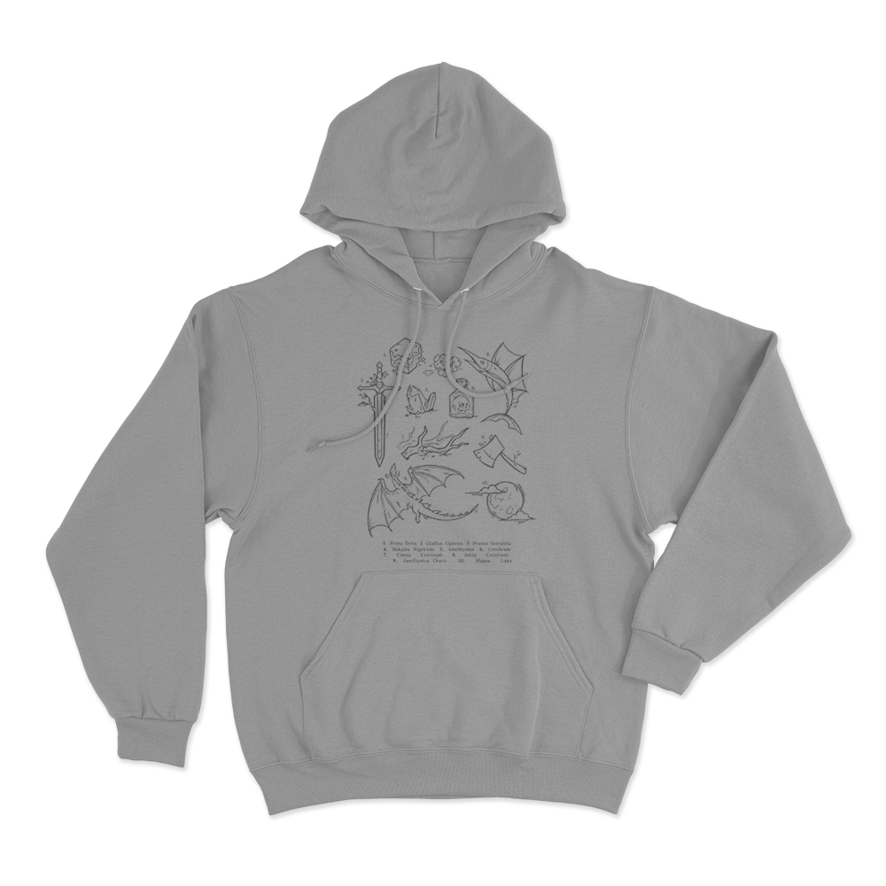 Research Unisex Hoodie Grey Research Unisex Hoodie Grey