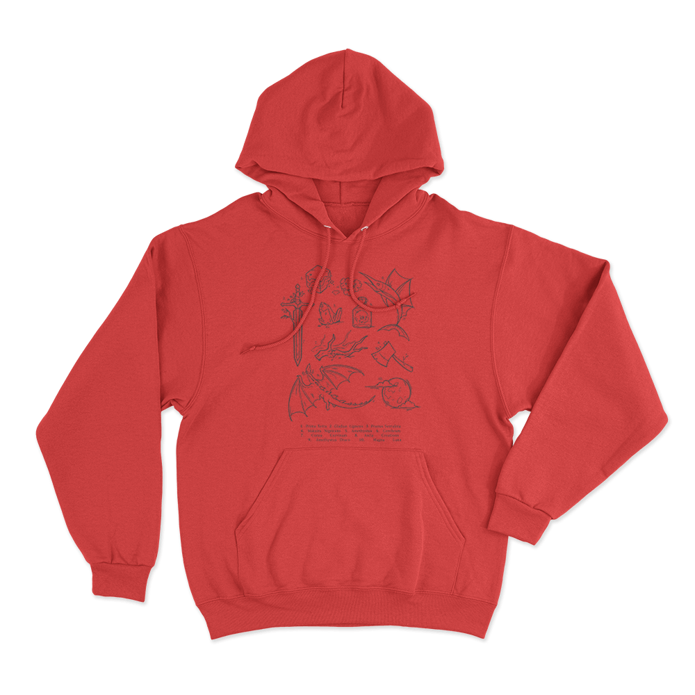 Research Unisex Hoodie Red Research Unisex Hoodie Red