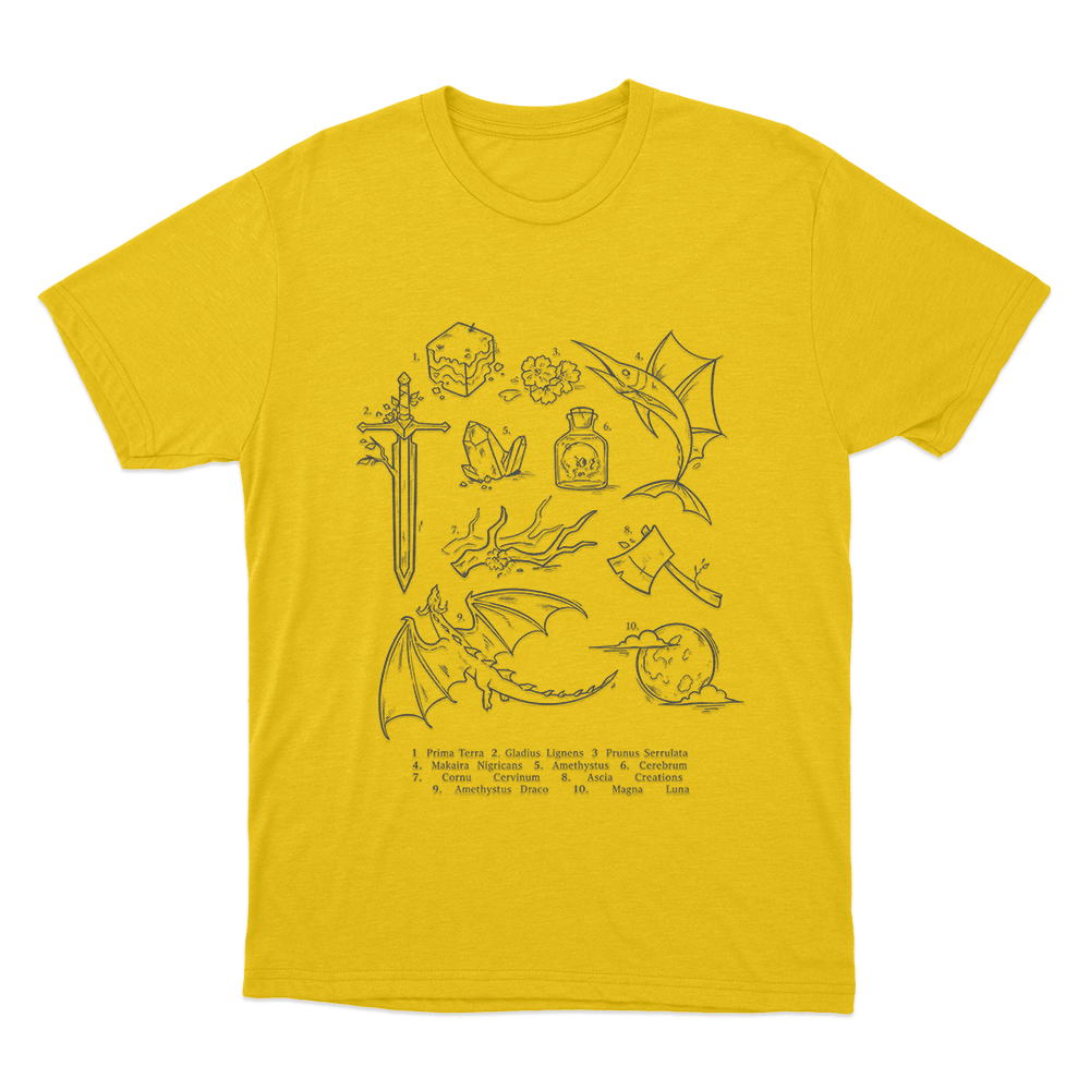 Research Unisex T Shirt Yellow Research Unisex T Shirt Yellow